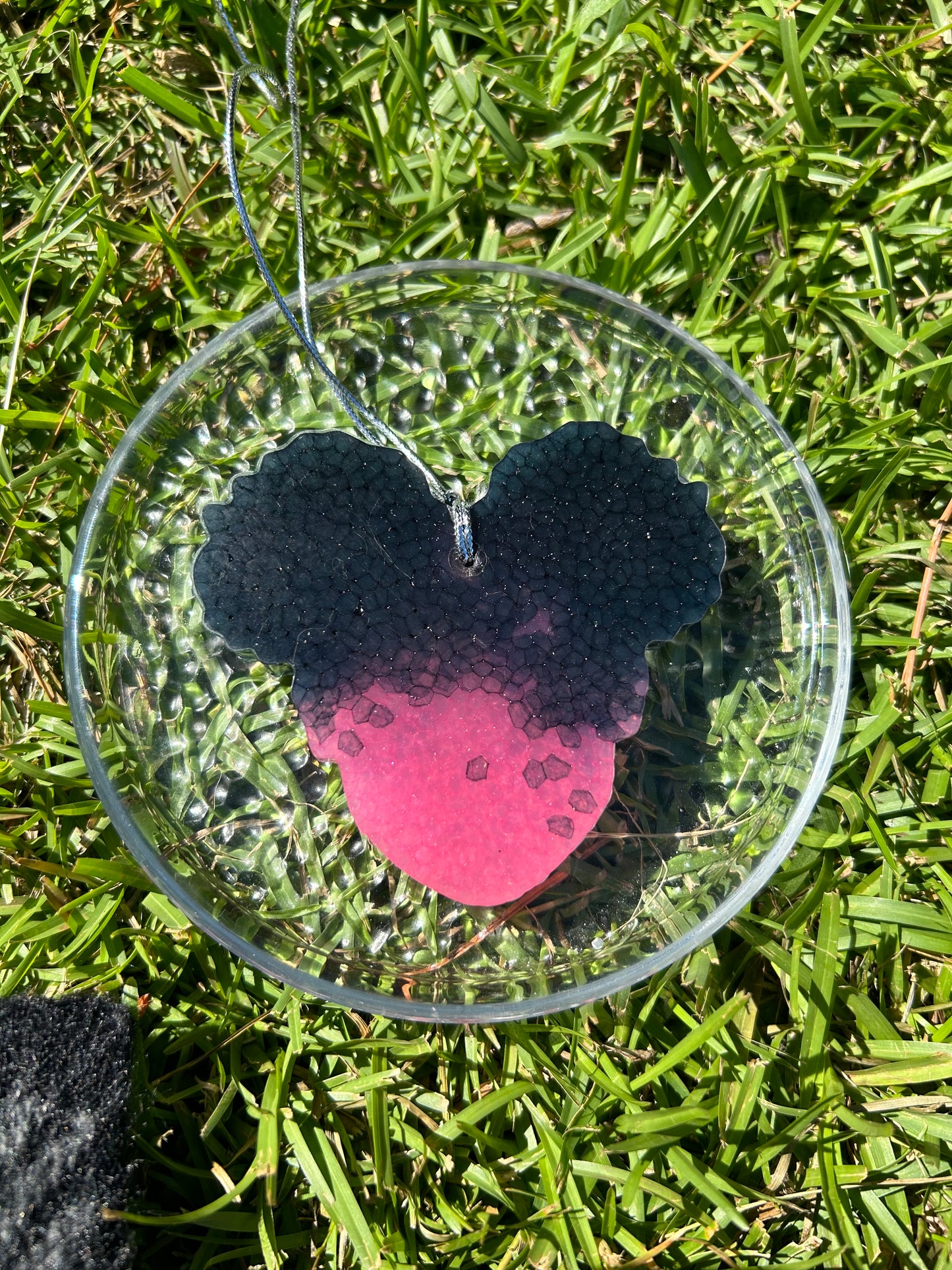 Afro Pink Puff Freshie