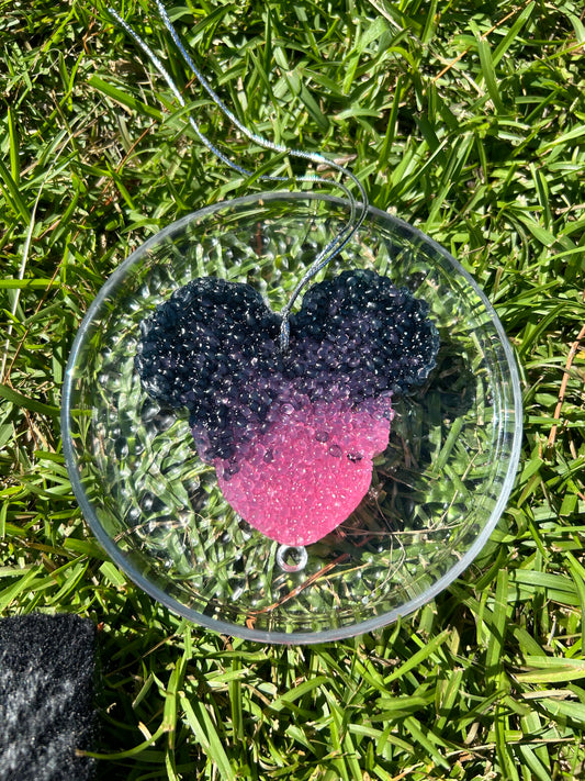 Afro Pink Puff Freshie